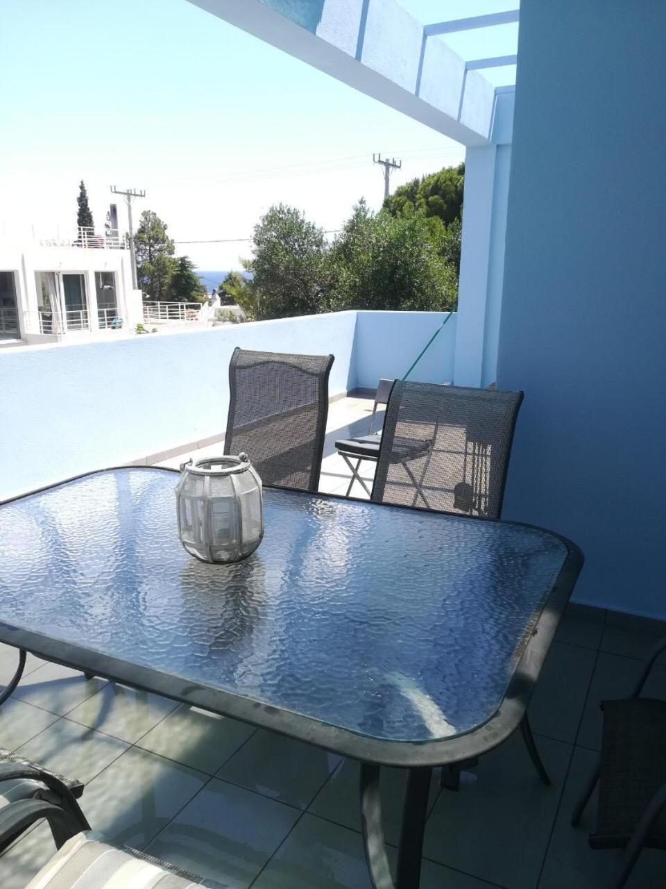 Mina'S Villa, 200M From The Beach Pórto Ráfti Esterno foto